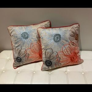 Wayfair Villa 18”x18” Linen Accent Throw Pillows for Bed Couch or Christmas Gift